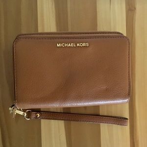 Michael Kors Large Leather Wallet/Phone Case